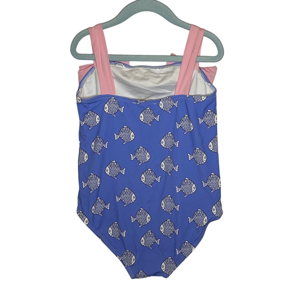 TBBC The Beaufort Bonnet Company Little Fishies Shannon Bow Bathing Suit Tie - Picture 3 of 7